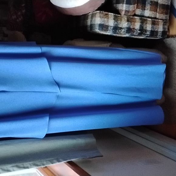 URSULA OF SWITZERLAND Women's Elegant Periwinkle Long Dress and Jacket Set - Picture 11 of 11